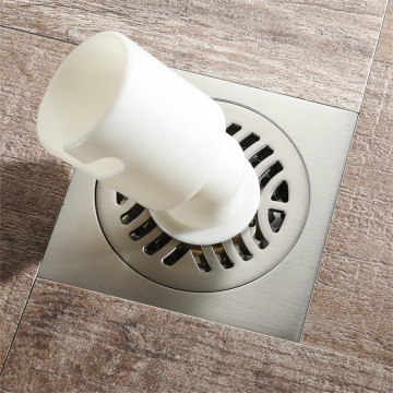 Bathroom accessories brushed anti-odor washing machine floor drain