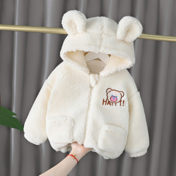 Kanak-kanak Bayi Hooded Fleece Winter Coat