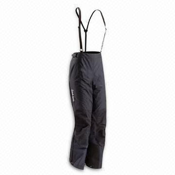 Women's Ski Pants, with Articulated Knees and Seat, and Removable Suspenders