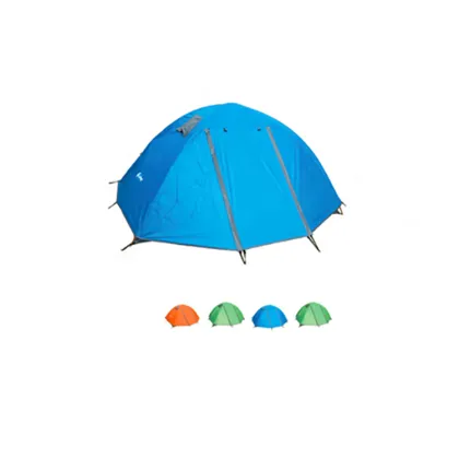 Outdoor portable double rainproof camping tent aluminum pole tent