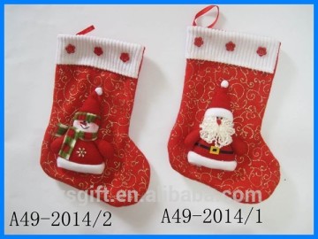 Guangdong Factory produce cut febric home decoration hanging Christmas decorations