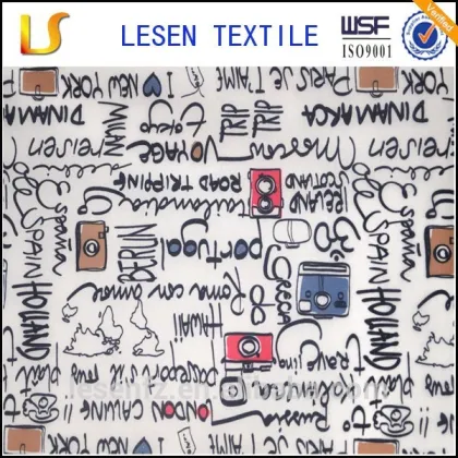 100% printed rayon fabric/chinese rayon fabric factory