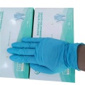 Colored Cleaning Household food 9 inch nitrile gloves