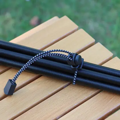 Mountaineering Bag Buckle and Elastic Rope Binding System