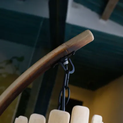 Handmade indoor Wall Lighting arts and crafts Bamboo Wall Lamp