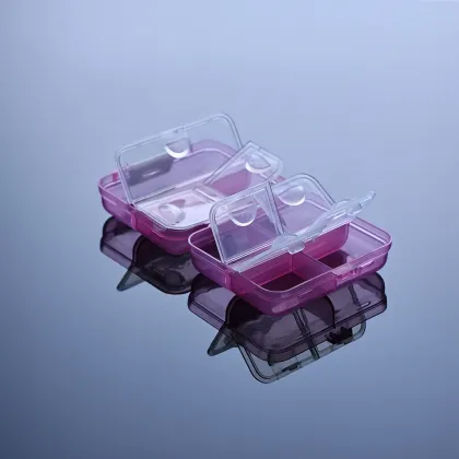 7 Compartments Double Layer Drug Pill Box