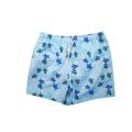 Animal Printing Elastic Permeable Men Board Shorts