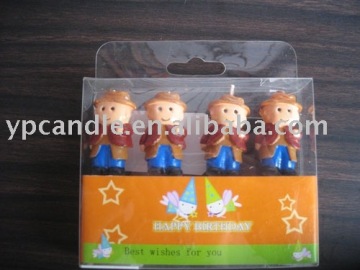 Boys in the hats candles