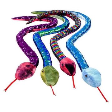 New Popular Sequin Snake Stuffed Soft Plush Toys