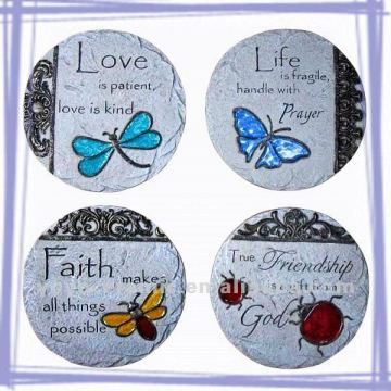stepping stone foot with butterfly