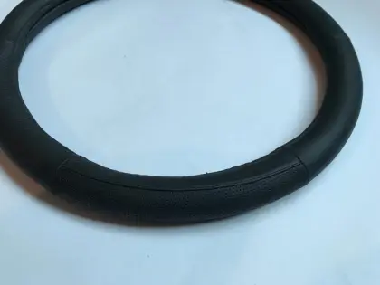 Genuine leather steering wheel covers