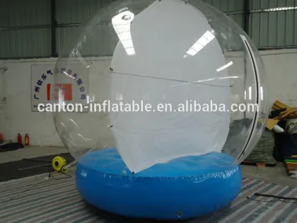 advrtising inflatable christmas cheap jamaica snowflake snow globe for advertising