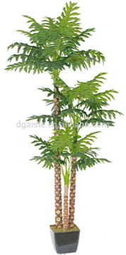 indoor Home garden decorative 100cm to 300cm Height make artificial green Philodendr live bonsai tree EXLYPZ06 0505