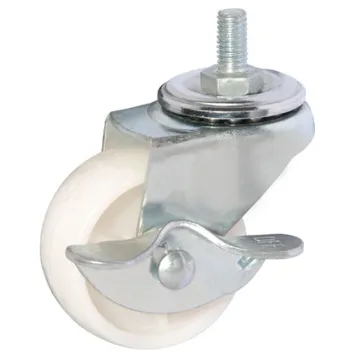 2.5Inch PU PP Caster Side Brake Nylon Wheel