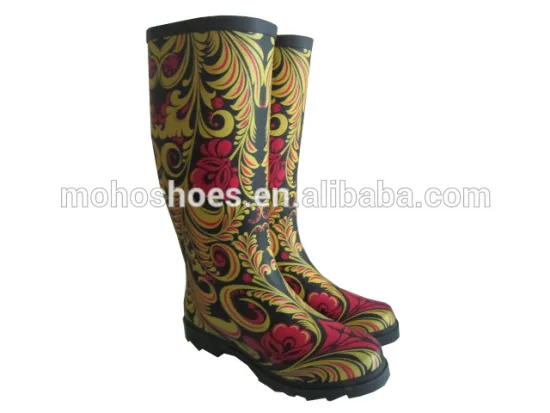 women's fashion rubber rain boots