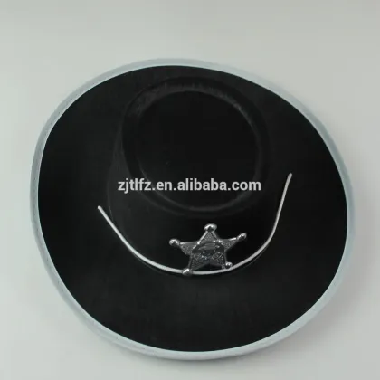 Wholesale fashion Black Felt Party Hat Z Pattern cap for man