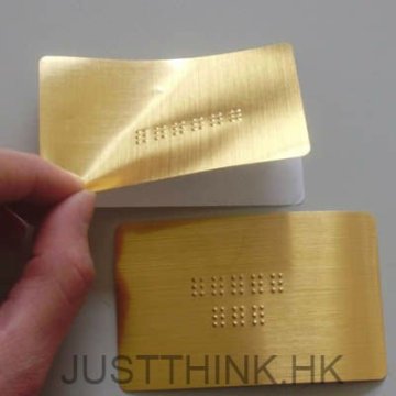 Customized Self Adhesive Braille Packaging Lable FZ-BL1208