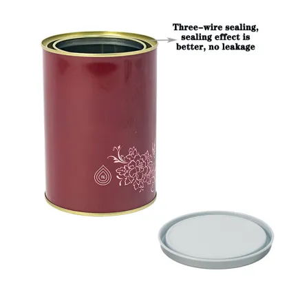 1.5 Liter Three-Wire Round Tinplate Leak-Proof Paint Can