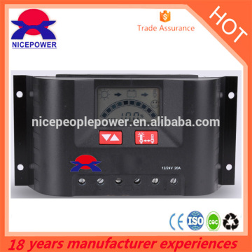 Auto 12v 24v 10ah 20ah pwm solar charge controller in Yemen market