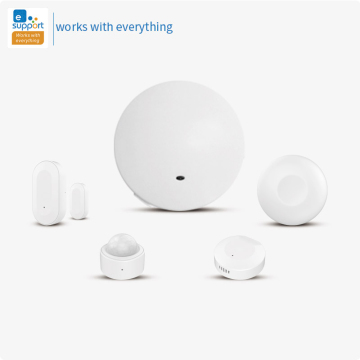 Ewelink Zigbee Hub &amp; Smart Home Security Kit: sensor PIR, sensor de puertas, temperatura y monitor de humedad