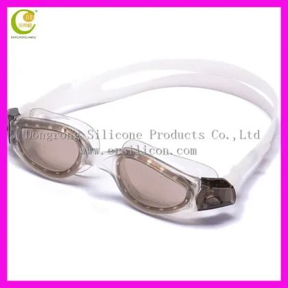 Rainbow swimming goggles,waterproof silicone rubber swimming goggles,indoor glass swimming pool