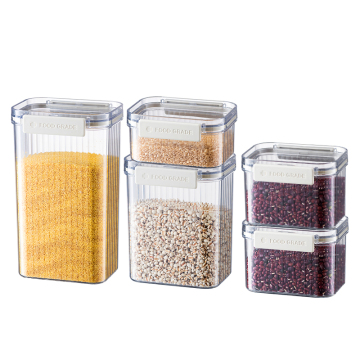 Maxcook 5pcs Food Grade Plastic Container Set для хранения кухни