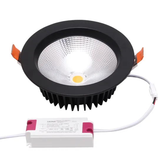 2023 New Dimmable Recessed 15W Black Commercial LED Down Light