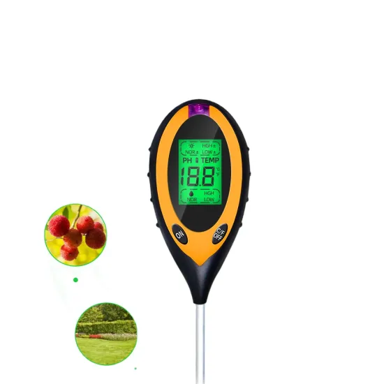 Ultimate 4-in-1 Garden Tool: Soil pH Meter, Moisture Meter, Light and pH Tester for Potted Plants and Gardens
