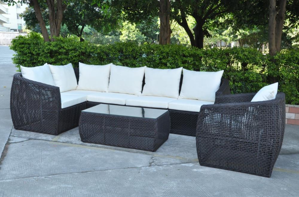 Patio vanjski namještaj vrtna garnitura od ratana luksuzna sofa