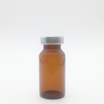 10 ml Amber Sterile Serumfläschchen Silvery Cap