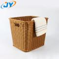 Panier de serviettes en rotin fait à la main durable pour salle de bain