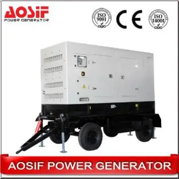Silent Trailer Type Genset with power 20kw-1000kw