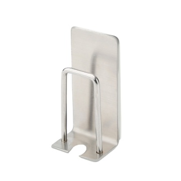 304 Stainless Steel Couple Mug Hanger with Toothbrush Holder