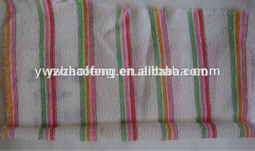 250D colorful morocco market viscose bath glove fabric