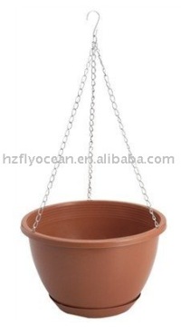 Hanging plastic plant pot(FO-9847)
