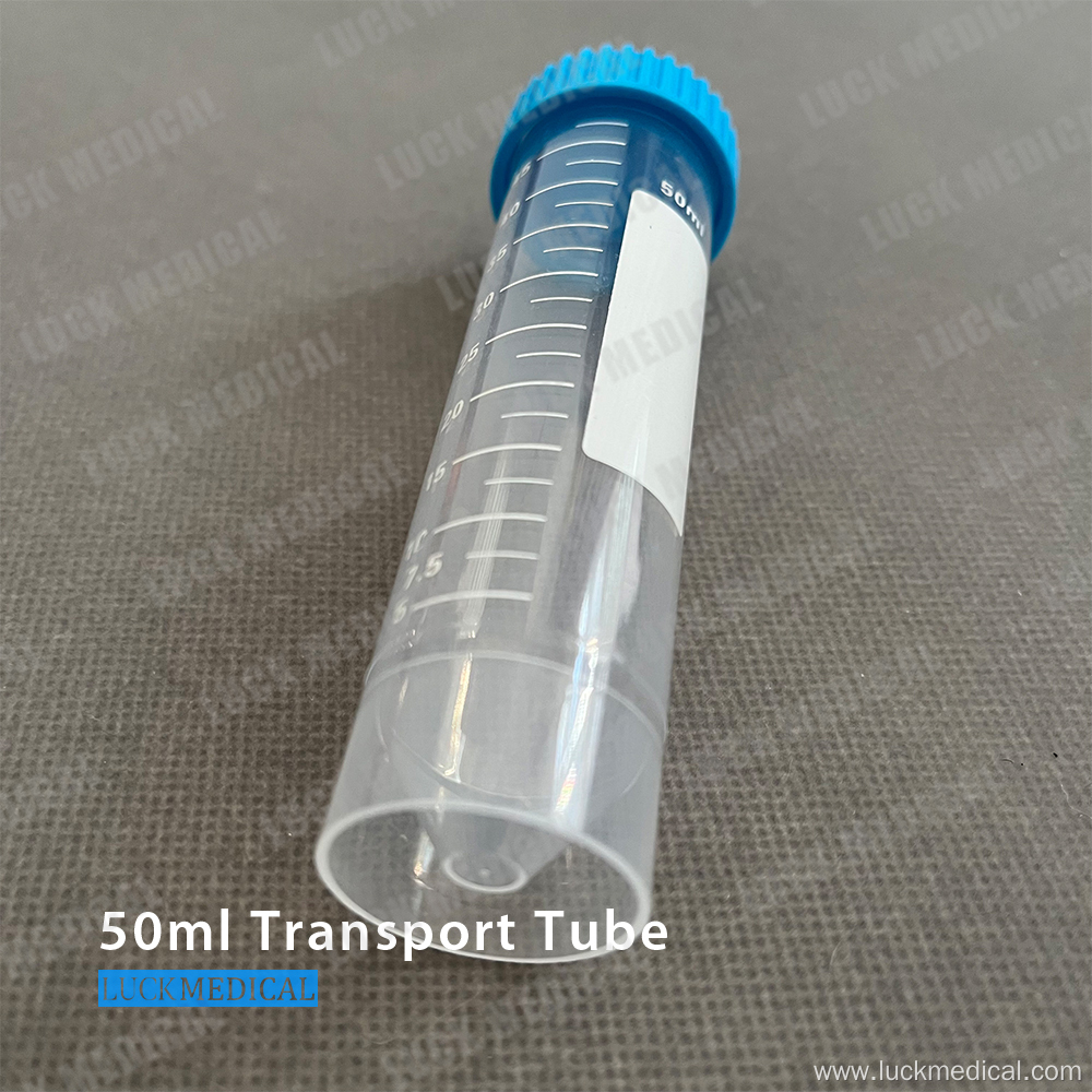 Self-standing 50ML Transport Tube CE