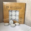 25pcs metal set candle tealight box package