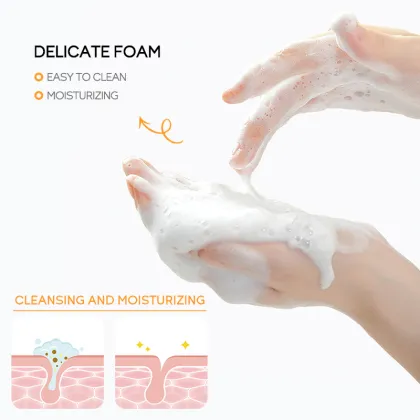Wholesale Natural Vitamin C Deep Cleansing Whitening Moisturizing Facial Cleanser: Premium Skincare Solution