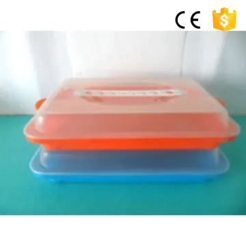 Clear Plastic Square Cake Box Plastic Cup Cake Box