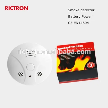 9V battery powered smoke detector RCS420