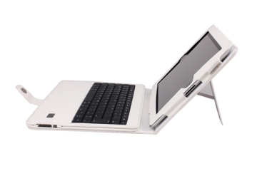 Bluetooth Keyboard Leather Case for Laptop Notebook Detachable