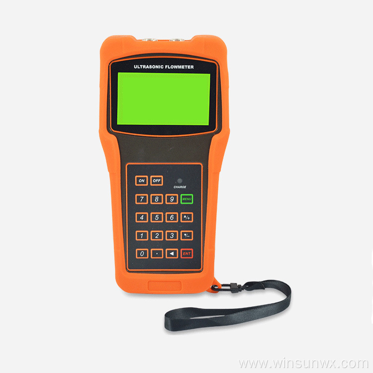 Handheld ultrasonic flowmeter hand-held dn50 diy flow meter