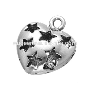 jewelry accessories Antique silver plated heart shape bead curtains for doors