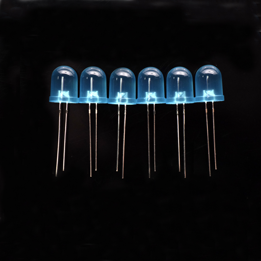 10mm Diffused Blue LEDs