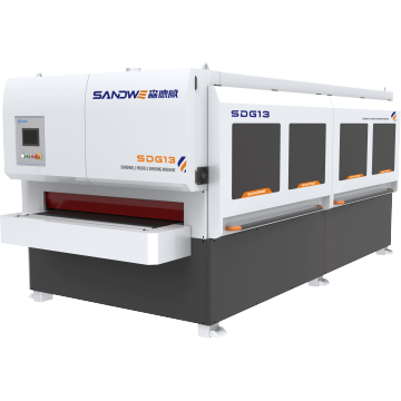 Automatic heavy profile sanding machine
