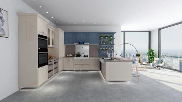Oulin modern design kitchen cabinet color for sale