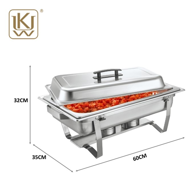 Acero inoxidable Buffet Modern Buffing Dish Food Food Warmer