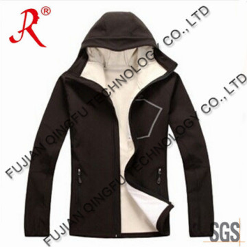 The Customed Wholesale Gray Softshell Jacket (QF-7705)