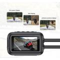 Dash cam per moto da 3 pollici con schermo