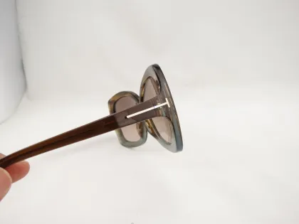 Tortoisesh Beige Double Color Frame Ladies Tom Ford Prescription Sunglasses Tf 0227 86j